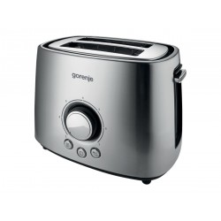 Gorenje | Toaster | T1000E | Power 1000 W | Number of slots 2 | Housing material Metal | Stainless Steel