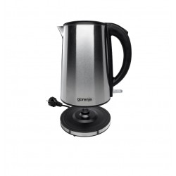 Gorenje | Kettle | K15DWS | Electric | 2200 W | 1.5 L | Stainless steel | 360 rotational base | Stainless Steel