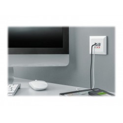 Digitus | Socket with USB A & USB-C Ports, flush mounted