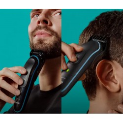 Braun | All-in-one trimmer | MGK5445 | Cordless | Number of length steps 13 | Black/Blue