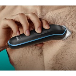 Braun | All-in-one trimmer | MGK5445 | Cordless | Number of length steps 13 | Black/Blue