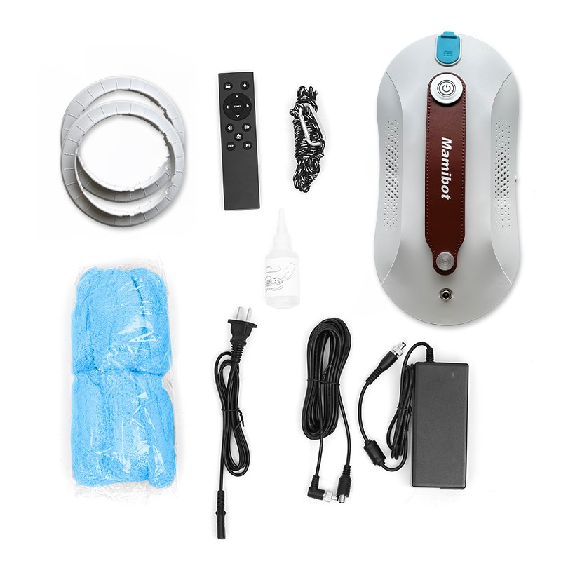 Mamibot | Window Cleaner | W110-P Plus | Corded | 2500 +/-5% Pa | White/Brown