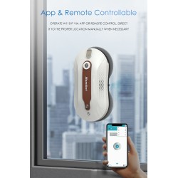 Mamibot | Window Cleaner | W110-P Plus | Corded | 2500 +/-5% Pa | White/Brown
