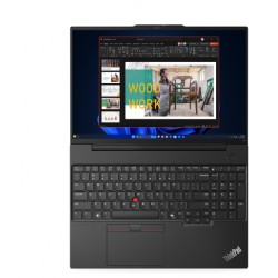 Lenovo | ThinkPad E16 | Black | 16 " | IPS | WUXGA | 1920 x 1200 pixels | Anti-glare | Intel Core U7 | 155H | 16 GB | SO-DIMM DD