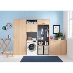 INDESIT | Washing machine with Dryer | BDE 76435 WSV EE | Energy efficiency class B/D | Front loading | Washing capacity 7 kg | 