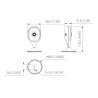 IP CAMERA C3A Cube A1 Wi-Fi - 3 Mpx 2.8 mm DAHUA