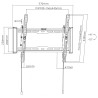 TV OR MONITOR MOUNT BRATECK-LP77-44T