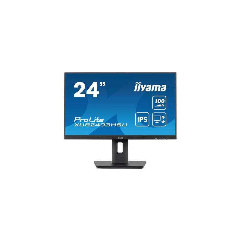 LCD Monitor|IIYAMA|23.8"|Business|Panel IPS|1920x1080|16:9|100Hz|Matte|1 ms|Speakers|Swivel|Pivot|Height adjustable|Tilt|XUB2493