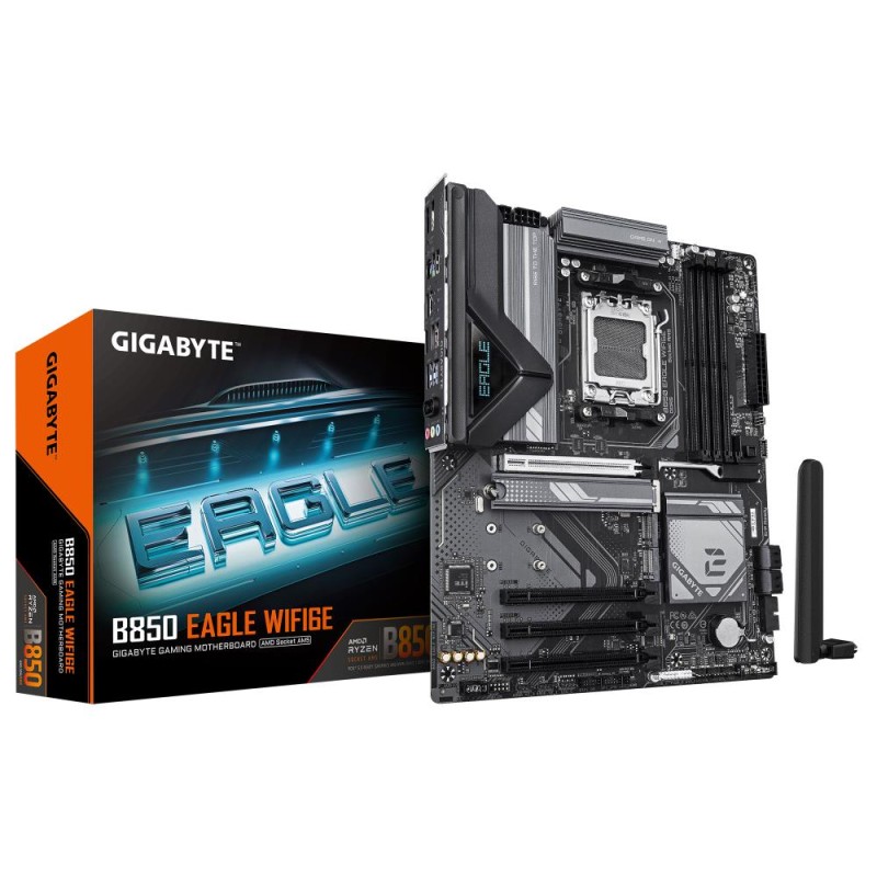 Mainboard|GIGABYTE|AMD B850|SAM5|ATX|Memory DDR5|Memory slots 4|3xPCI-Express 16x|3xM.2|1xHDMI|1xDisplayPort|4xUSB 2.0|4xUSB 3.2 Mainboard|GIGABYTE|AMD B850|SAM5|ATX|Memory DDR5|Memory slots 4|3xPCI-Express 16x|3xM.2|1xHDMI|1xDisplayPort|4xUSB 2.0|4xUSB 3.2