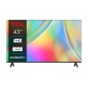 TV Set|TCL|43"|1920x1080|Wireless LAN|Bluetooth|Android TV|Black|43S5400A