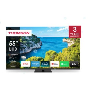 TV Set|THOMSON|55"|4K/Smart|3840x2160|Wireless LAN|Bluetooth|Google TV|Black|55UG5C14