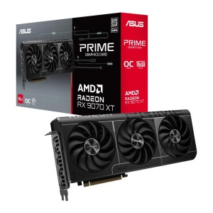 Graphics Card|ASUS|AMD Radeon RX 9070 XT|16 GB|GDDR6|256 bit|PCIE 5.0 16x|Triple slot Fansink|1xHDMI|3xDisplayPort|PRIME-RX9070X