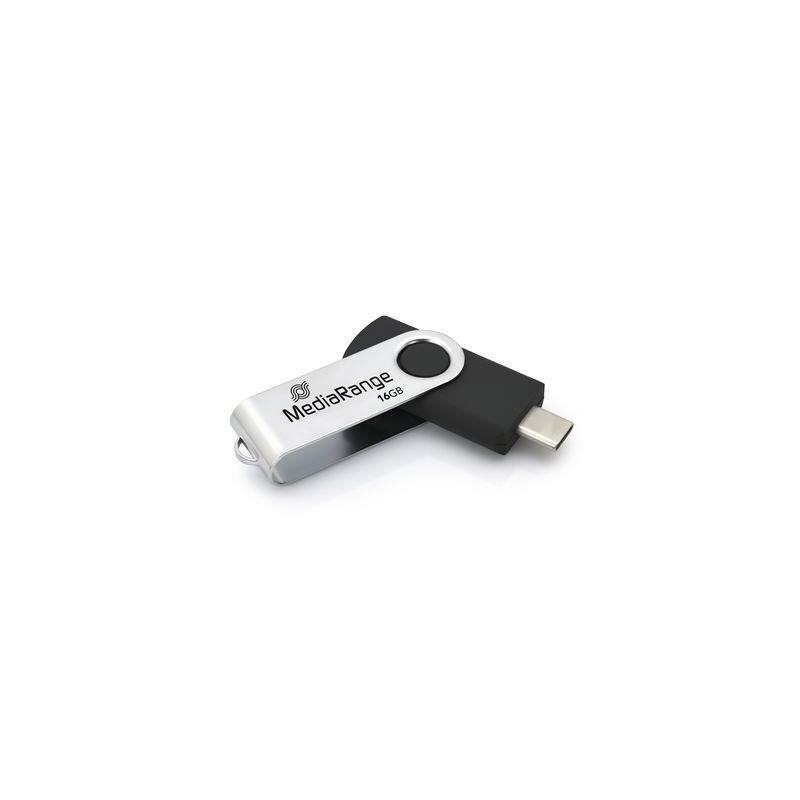 MEMORY DRIVE FLASH USB-C 16GB/MR1951 MEDIARANGE MEMORY DRIVE FLASH USB-C 16GB/MR1951 MEDIARANGE