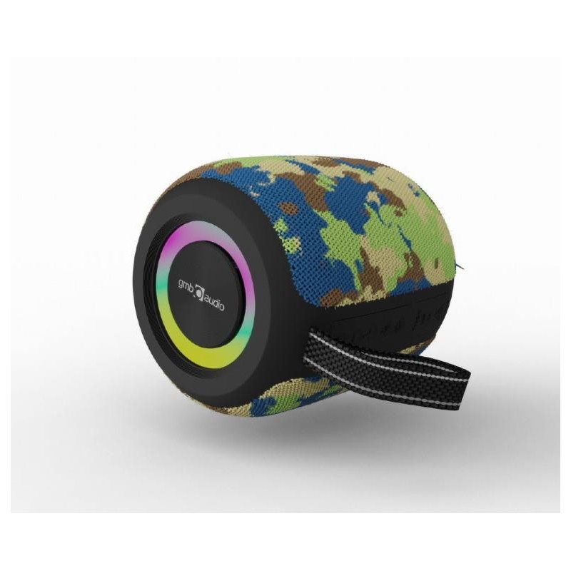 Portable Speaker|GEMBIRD|Camouflage|Portable/Wireless|Bluetooth|SPK-BT-LED-05-CM Portable Speaker|GEMBIRD|Camouflage|Portable/Wireless|Bluetooth|SPK-BT-LED-05-CM