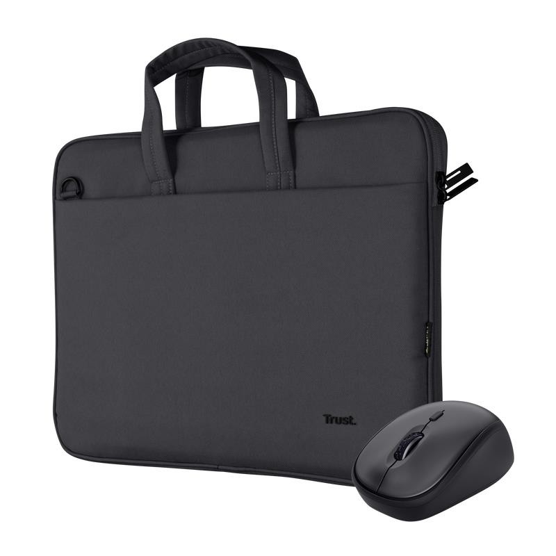 NB CASE BOLOGNA 16" +MOUSE SET/BLACK 24988 TRUST NB CASE BOLOGNA 16" +MOUSE SET/BLACK 24988 TRUST
