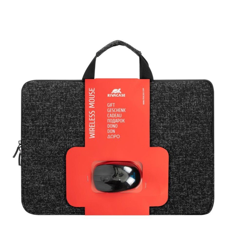 NB SLEEVE ANVIK 15.6" + MOUSE/7916 BLACK RIVACASE NB SLEEVE ANVIK 15.6" + MOUSE/7916 BLACK RIVACASE