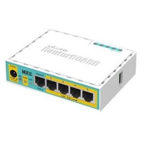 NET ROUTER 10/100M 5PORT HEX/POE LITE RB750UPR2 MIKROTIK