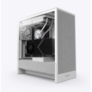 Case|NZXT|H5 Flow|MidiTower|Case product features Transparent panel|Not included|ATX|EATX|MicroATX|MiniITX|Colour White|CC-H52FW