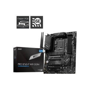 Mainboard|MSI|Intel B760 Express|LGA1700|ATX|Memory DDR4|Memory slots 4|5xPCI-Express 5.0 16x|2xM.2|1xHDMI|1xDisplayPort|4xUSB 2