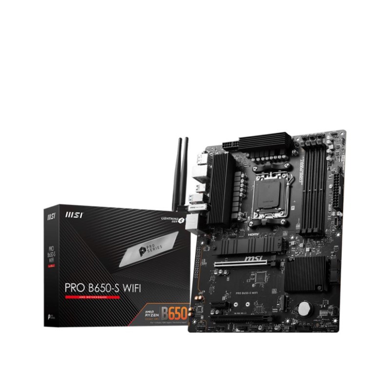 Mainboard|MSI|AMD B650|SAM5|ATX|Memory DDR5|Memory slots 4|1xPCI-Express 1x|2xPCI-Express 16x|2xM.2|1xHDMI|1xDisplayPort|7xUSB 3 Mainboard|MSI|AMD B650|SAM5|ATX|Memory DDR5|Memory slots 4|1xPCI-Express 1x|2xPCI-Express 16x|2xM.2|1xHDMI|1xDisplayPort|7xUSB 3