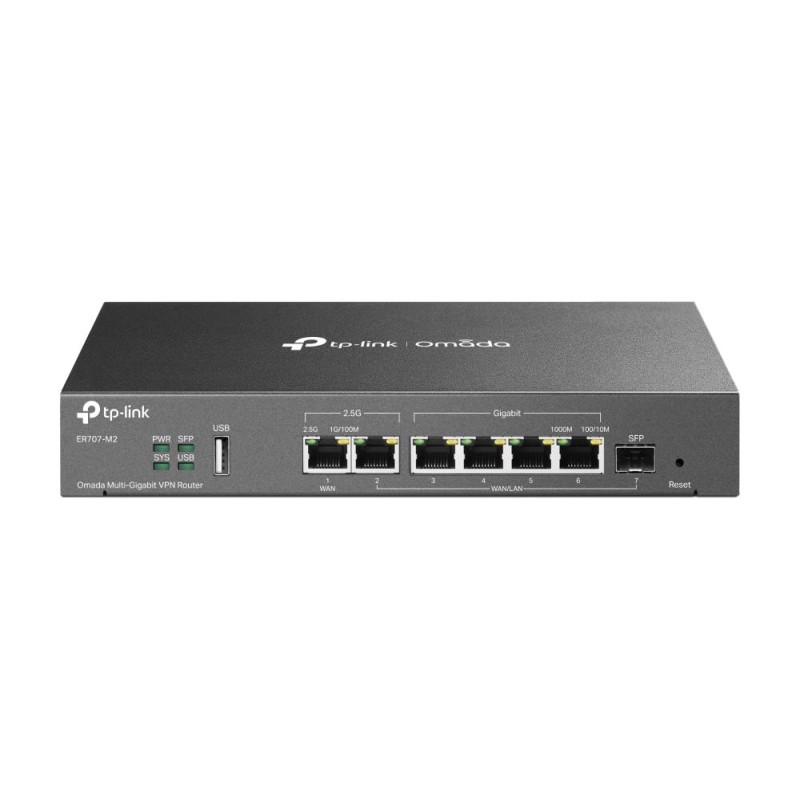 NET ROUTER 1/2.5G 6PORT VPN/OMADA ER707-M2 TP-LINK NET ROUTER 1/2.5G 6PORT VPN/OMADA ER707-M2 TP-LINK