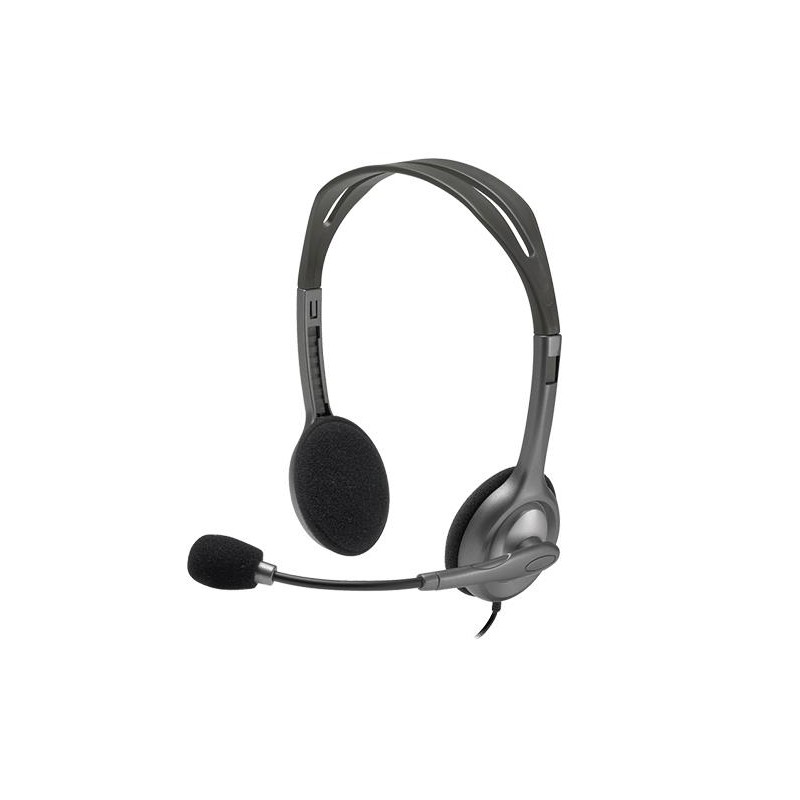 HEADSET STEREO H111/GREY 981-000593 LOGITECH HEADSET STEREO H111/GREY 981-000593 LOGITECH