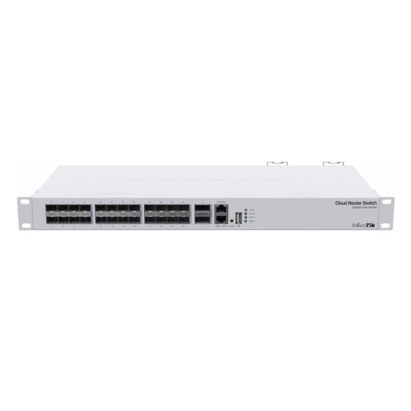Switch|MIKROTIK|Rack|1x10Base-T / 100Base-TX|24xSFP+|2xQSFP+|1xRJ45|CRS326-24S+2Q+RM Switch|MIKROTIK|Rack|1x10Base-T / 100Base-TX|24xSFP+|2xQSFP+|1xRJ45|CRS326-24S+2Q+RM