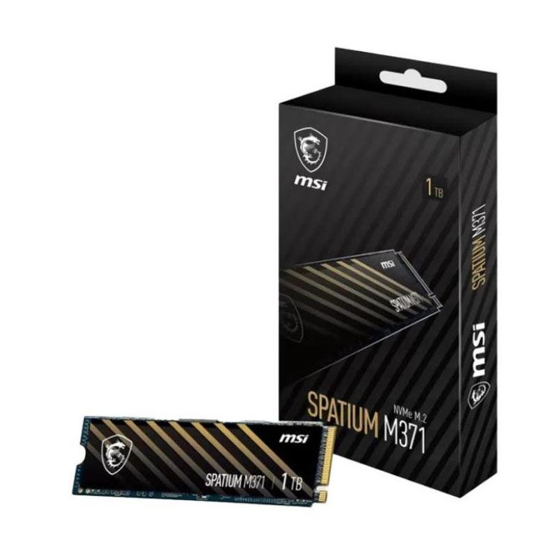 SSD|MSI|SPATIUM M371|1TB|M.2|PCIE|NVMe|3D NAND|Write speed 1700 MBytes/sec|Read speed 2350 MBytes/sec|2.15mm|TBW 210 TB|MTBF 150 SSD|MSI|SPATIUM M371|1TB|M.2|PCIE|NVMe|3D NAND|Write speed 1700 MBytes/sec|Read speed 2350 MBytes/sec|2.15mm|TBW 210 TB|MTBF 150