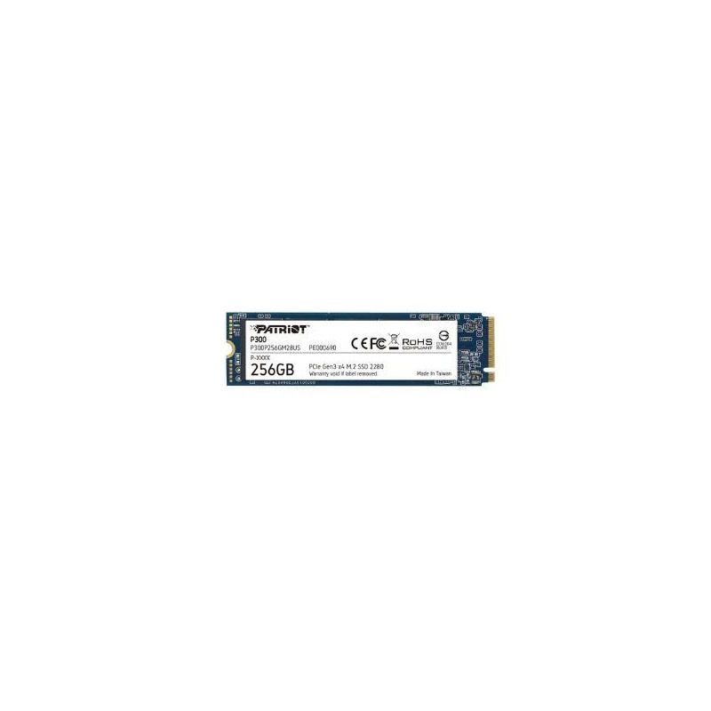 SSD|PATRIOT|P300|256GB|M.2|PCIE|NVMe|3D NAND|Write speed 1100 MBytes/sec|Read speed 1700 MBytes/sec|3.8mm|TBW 120 TB|P300P256GM2 SSD|PATRIOT|P300|256GB|M.2|PCIE|NVMe|3D NAND|Write speed 1100 MBytes/sec|Read speed 1700 MBytes/sec|3.8mm|TBW 120 TB|P300P256GM2