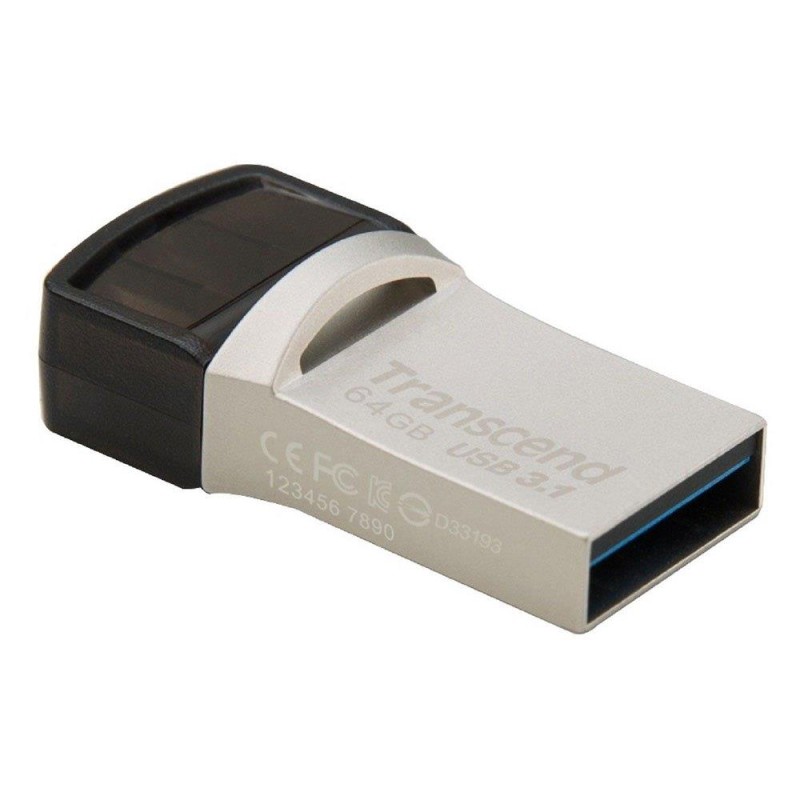 MEMORY DRIVE FLASH USB3 64GB/890 TS64GJF890S TRANSCEND MEMORY DRIVE FLASH USB3 64GB/890 TS64GJF890S TRANSCEND