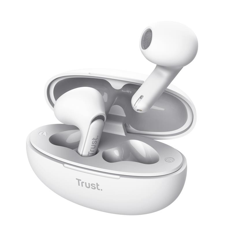 HEADSET EARPHONES YAVI BT ENC/WHITE 25173 TRUST HEADSET EARPHONES YAVI BT ENC/WHITE 25173 TRUST