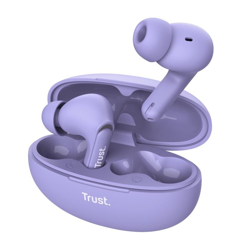 HEADSET EARBUDS YAVI BT ENC/PURPLE 25297 TRUST HEADSET EARBUDS YAVI BT ENC/PURPLE 25297 TRUST