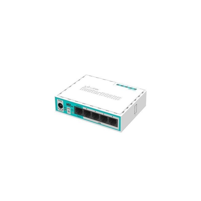 NET ROUTER 10/100M 5PORT/HEX LITE RB750R2 MIKROTIK NET ROUTER 10/100M 5PORT/HEX LITE RB750R2 MIKROTIK