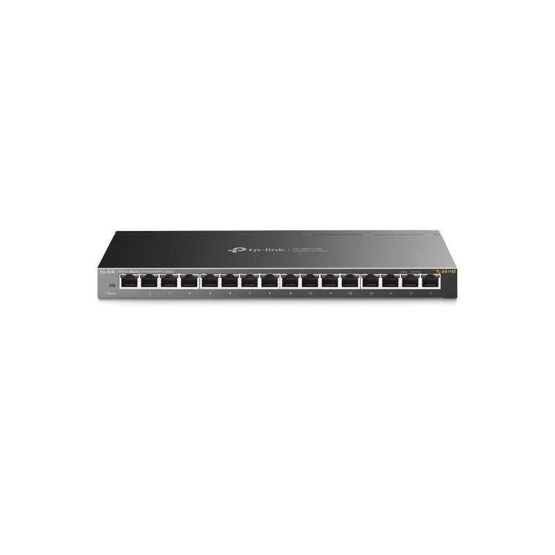 Switch|TP-LINK|Desktop/pedestal|16x10Base-T / 100Base-TX / 1000Base-T|TL-SG116E Switch|TP-LINK|Desktop/pedestal|16x10Base-T / 100Base-TX / 1000Base-T|TL-SG116E