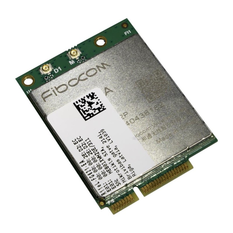 WRL ADAPTER MINIPCI-E LTE/R11EL-FG621-EA MIKROTIK WRL ADAPTER MINIPCI-E LTE/R11EL-FG621-EA MIKROTIK