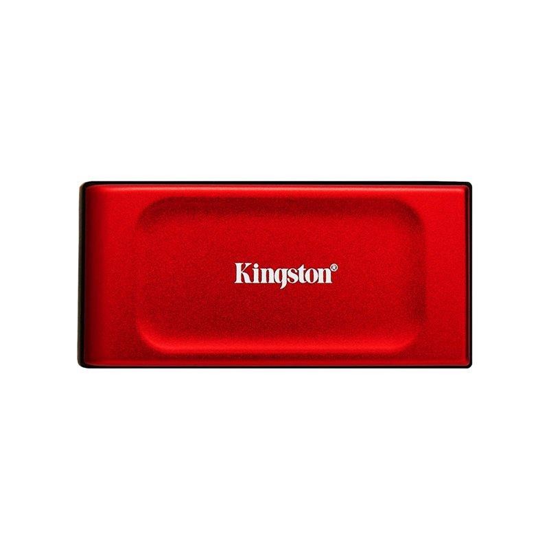 External SSD|KINGSTON|XS1000|1TB|USB 3.2|Write speed 1000 MBytes/sec|Read speed 1050 MBytes/sec|SXS1000R/1000G