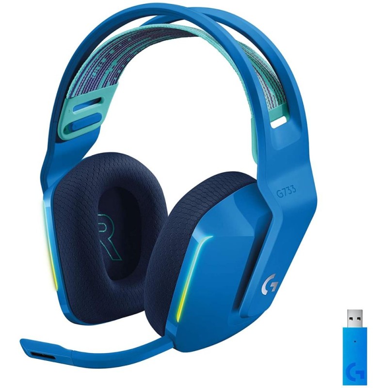 HEADSET GAMING G733 WRL/BLUE 981-000943 LOGITECH HEADSET GAMING G733 WRL/BLUE 981-000943 LOGITECH