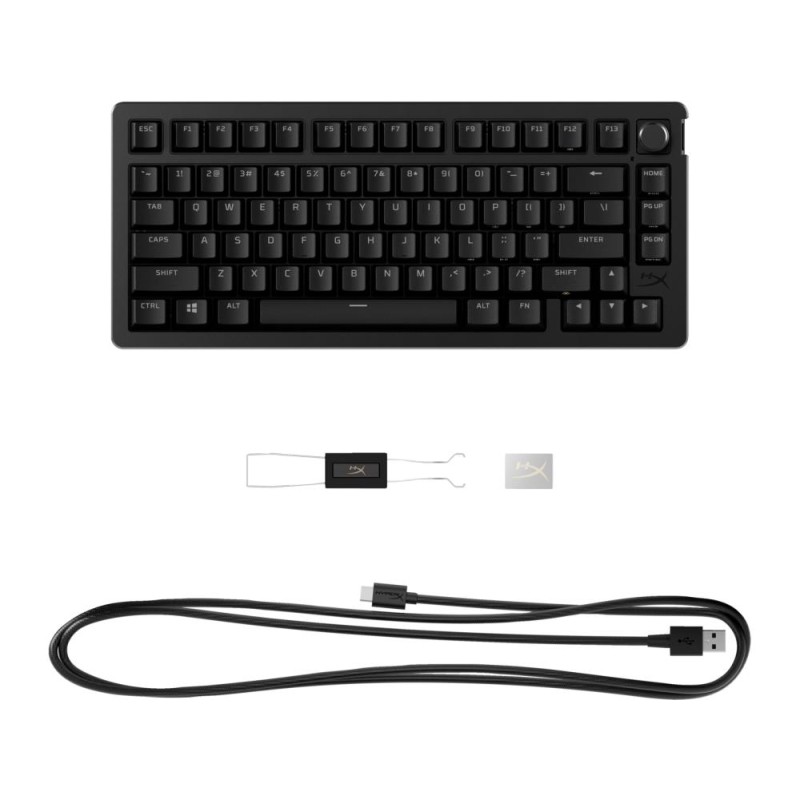 KEYBOARD ALLOY RISE 75 S BLACK/7G7A4AA ABA HYPERX KEYBOARD ALLOY RISE 75 S BLACK/7G7A4AA ABA HYPERX