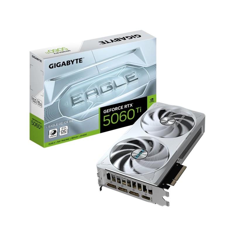 Graphics Card|GIGABYTE|NVIDIA GeForce RTX 5060 Ti|8 GB|GDDR7|128 bit|PCIE 5.0 16x|GPU 2617 MHz|Dual Slot Fansink|1xHDMI|3xDispla Graphics Card|GIGABYTE|NVIDIA GeForce RTX 5060 Ti|8 GB|GDDR7|128 bit|PCIE 5.0 16x|GPU 2617 MHz|Dual Slot Fansink|1xHDMI|3xDispla