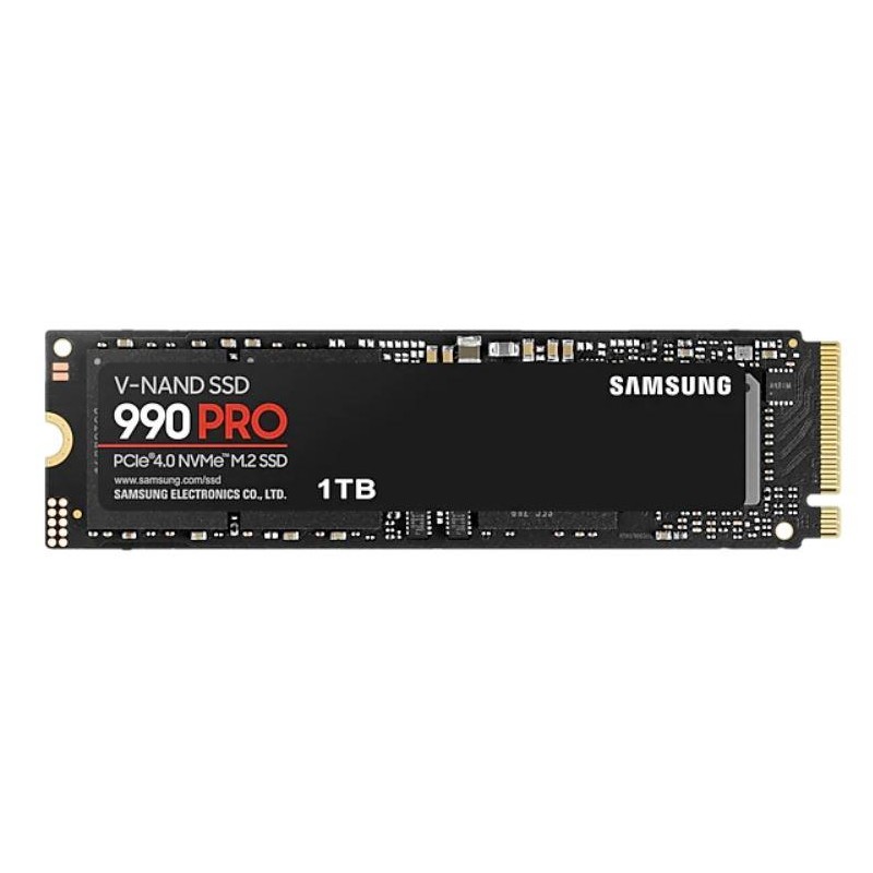 SSD|SAMSUNG|990 PRO|1TB|M.2|PCIE|NVMe|MLC|Write speed 6900 MBytes/sec|Read speed 7450 MBytes/sec|2.3mm|TBW 600 TB|MTBF 1500000 h SSD|SAMSUNG|990 PRO|1TB|M.2|PCIE|NVMe|MLC|Write speed 6900 MBytes/sec|Read speed 7450 MBytes/sec|2.3mm|TBW 600 TB|MTBF 1500000 h