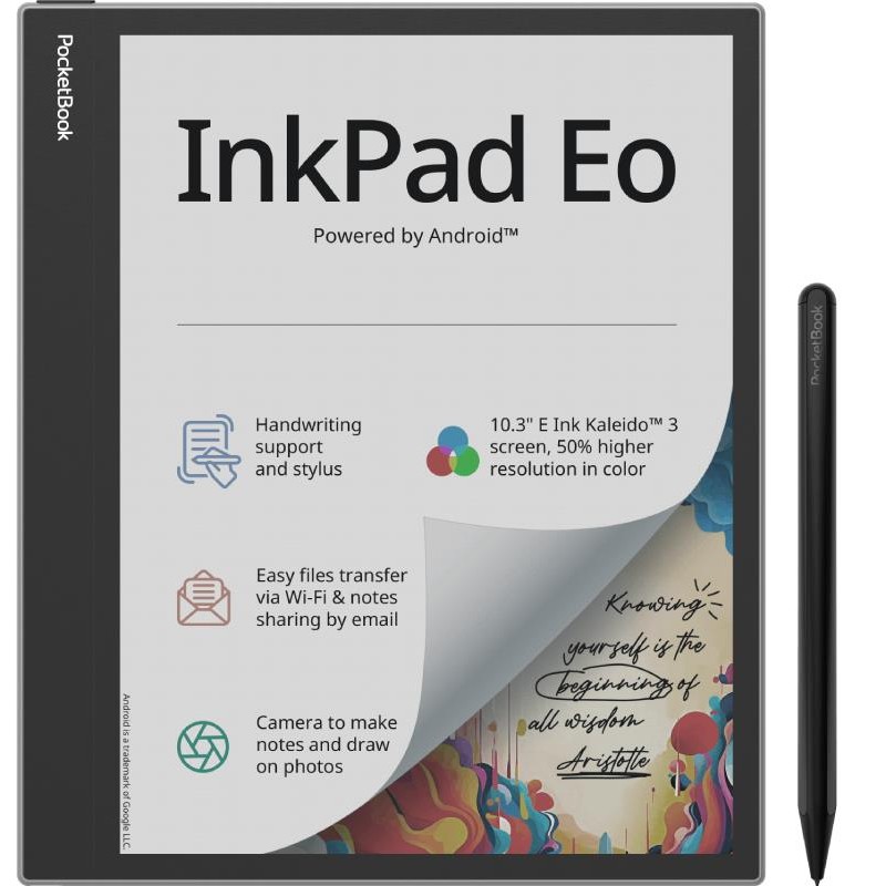 E-Reader|POCKETBOOK|InkPad Eo|10.3"|2480 x 1860|1xUSB-C|1xMicroSD Card Slot|Bluetooth|Grey|PB1042-M-WW E-Reader|POCKETBOOK|InkPad Eo|10.3"|2480 x 1860|1xUSB-C|1xMicroSD Card Slot|Bluetooth|Grey|PB1042-M-WW