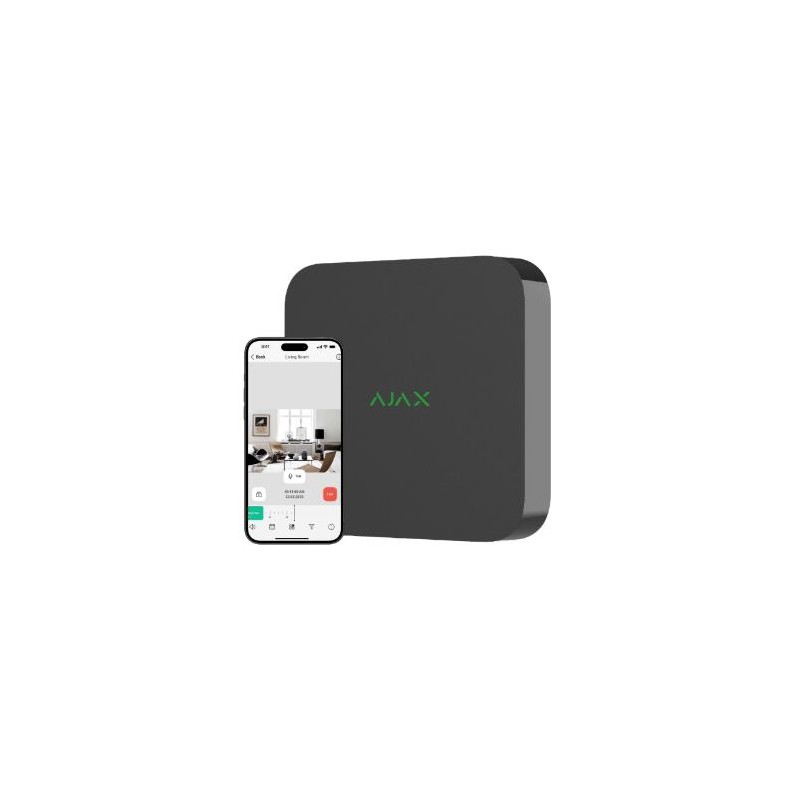 NET VIDEO RECORDER DC 8CH/BLACK 127051 AJAX NET VIDEO RECORDER DC 8CH/BLACK 127051 AJAX