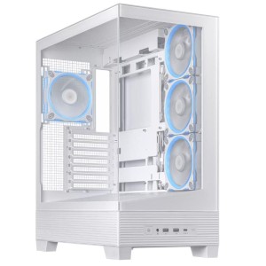 Case|ASUS|ASUS A31 PLUS Case|MidiTower|Case product features Transparent panel|ATX|BTX|MicroATX|MiniITX|Colour White|A31PLUSTGAR