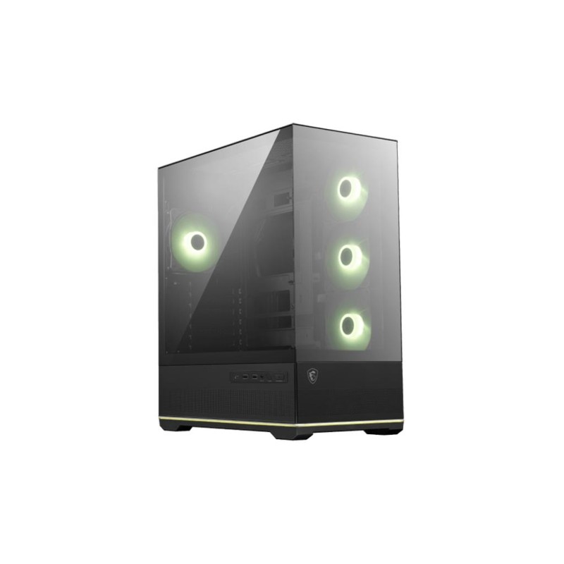 Case|MSI|MAG PANO 110R PZ|MidiTower|Case product features Transparent panel|Not included|Colour Black|MAGPANO110RPZ Case|MSI|MAG PANO 110R PZ|MidiTower|Case product features Transparent panel|Not included|Colour Black|MAGPANO110RPZ