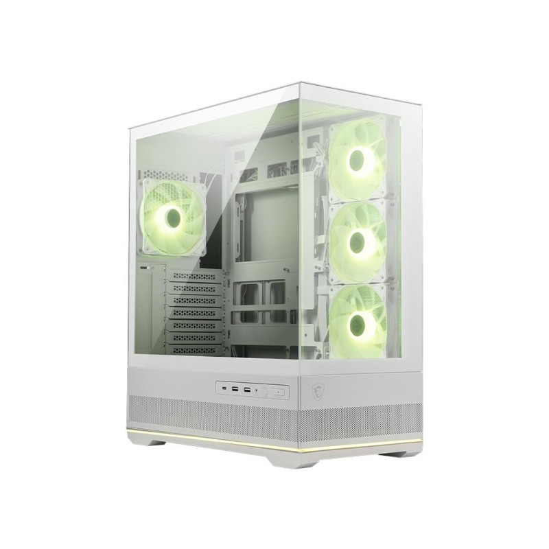Case|MSI|MAG PANO 110R PZ / WHITE|MidiTower|Case product features Transparent panel|Not included|Colour Black|MAGPANO110RPZWHITE Case|MSI|MAG PANO 110R PZ / WHITE|MidiTower|Case product features Transparent panel|Not included|Colour Black|MAGPANO110RPZWHITE