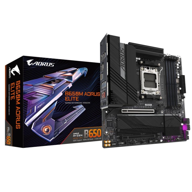 Mainboard|GIGABYTE|AMD B650|SAM5|Micro-ATX|Memory DDR5|Memory slots 4|1xPCI-Express 4.0 4x |1xPCI-Express 4.0 16x|2xM.2|1xHDMI|1 Mainboard|GIGABYTE|AMD B650|SAM5|Micro-ATX|Memory DDR5|Memory slots 4|1xPCI-Express 4.0 4x |1xPCI-Express 4.0 16x|2xM.2|1xHDMI|1