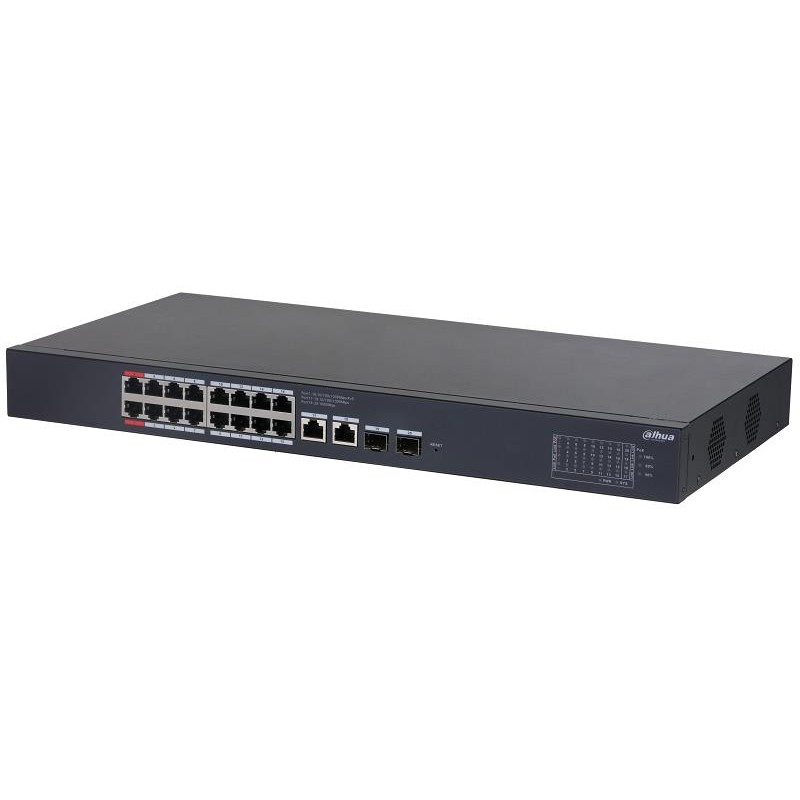 Switch|DAHUA|Desktop/pedestal|Rack|16x10Base-T / 100Base-TX / 1000Base-T|2xSFP|PoE ports 16|CS4220-16GT-240 Switch|DAHUA|Desktop/pedestal|Rack|16x10Base-T / 100Base-TX / 1000Base-T|2xSFP|PoE ports 16|CS4220-16GT-240
