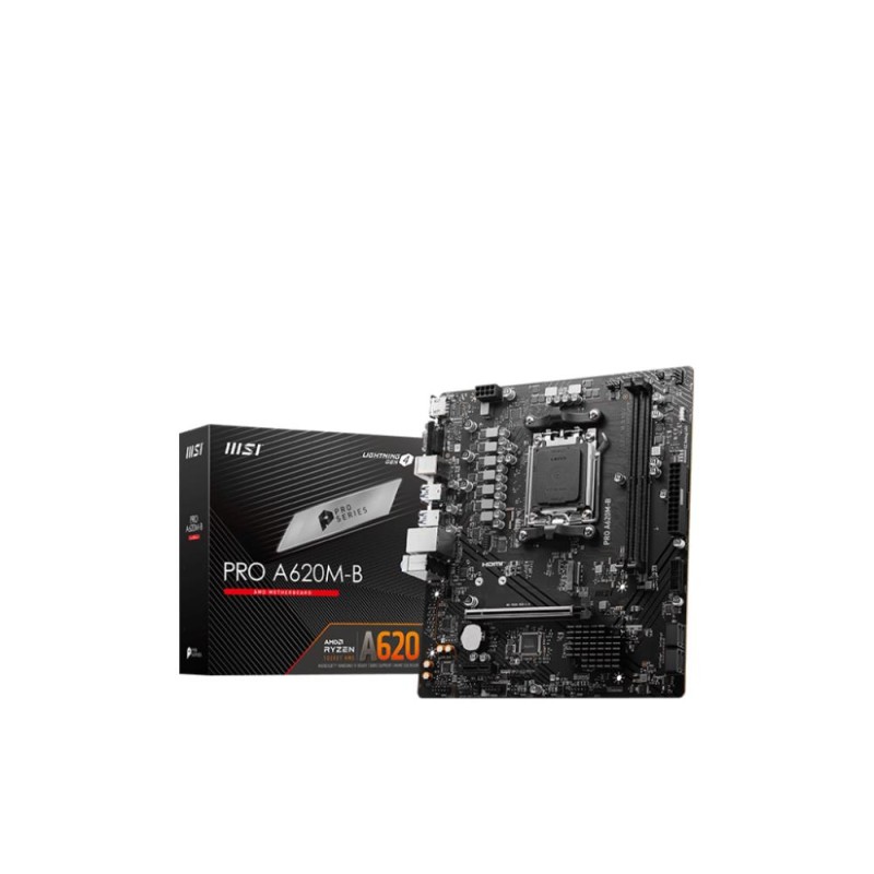Mainboard|MSI|AMD A620|SAM5|Micro-ATX|Memory DDR5|Memory slots 2|1xPCI-Express 3.0 1x|1xPCI-Express 4.0 16x|1xM.2|1x15pin D-sub| Mainboard|MSI|AMD A620|SAM5|Micro-ATX|Memory DDR5|Memory slots 2|1xPCI-Express 3.0 1x|1xPCI-Express 4.0 16x|1xM.2|1x15pin D-sub|