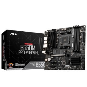 Mainboard|MSI|AMD B550|SAM4|MicroATX|2xPCI-Express 3.0 1x|2xM.2|1xPCI-Express 4.0 16x|Memory DDR4|Memory slots 4|1x15pin D-sub|1