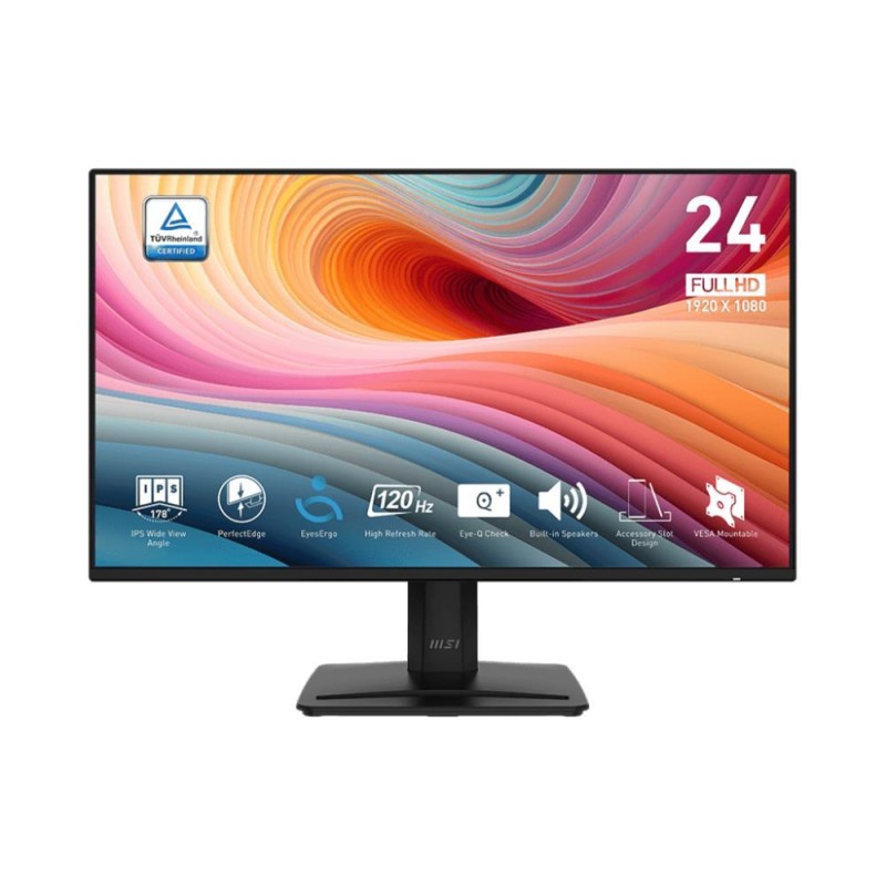 LCD Monitor|MSI|PRO MP242A E2|24"|Business|Matte|Panel IPS|1920x1080|16:9|120 Hz|1 ms|Speakers|Colour Black|PROMP242AE2